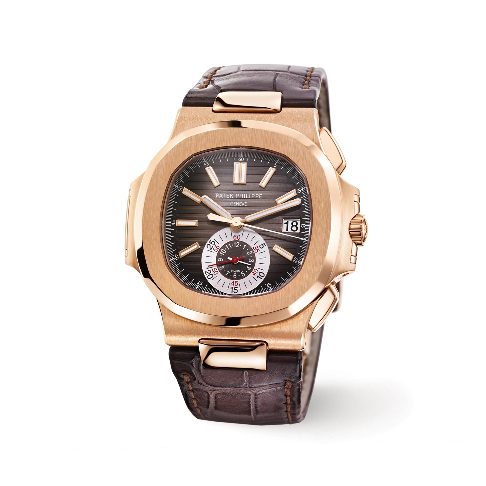 Nautilus Chronograph Date Rose Gold gallery 3