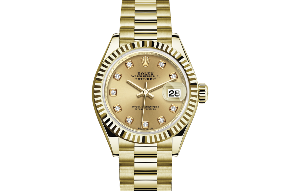 Rolex Lady-Datejust in Gold, m279178-0017 | The Hour Glass Official