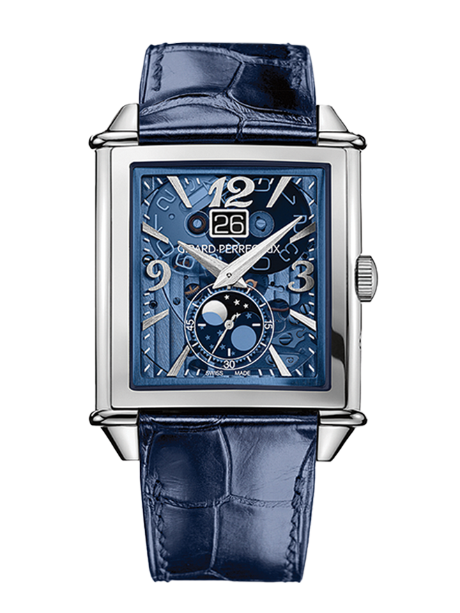 Vintage 1945 XXL Large Date And Moon Phases | Steel 25882-11-421-BB4A