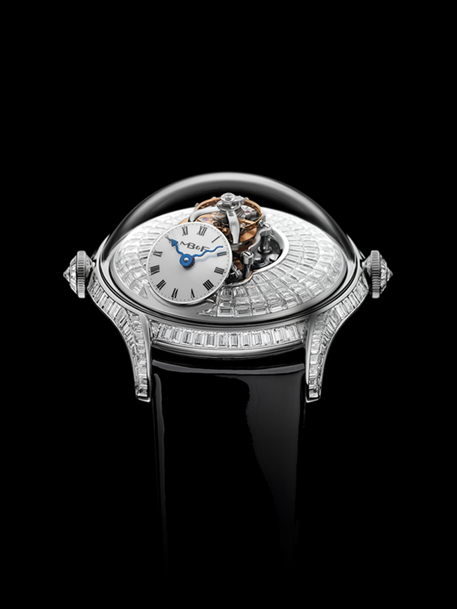 MB&F x Bvlgari Legacy Machine FlyingT Allegra White Gold | The Hour ...