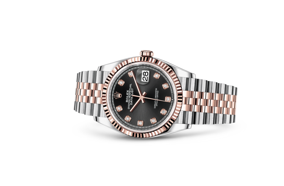 datejust 36 oystersteel and yellow gold