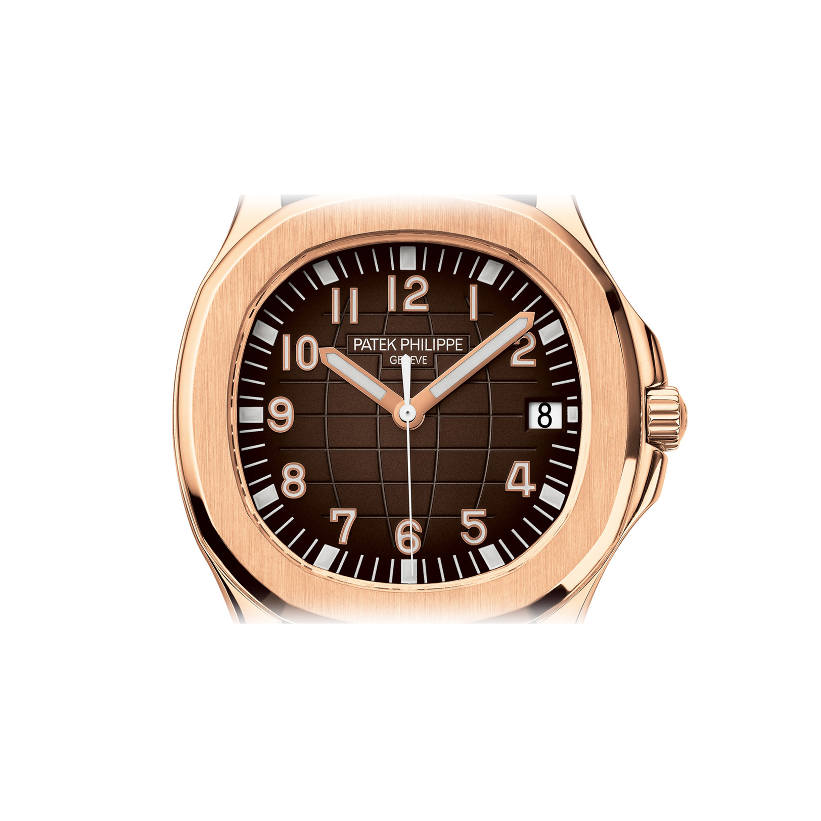 Aquanaut Date Brown Strap Rose Gold gallery 6