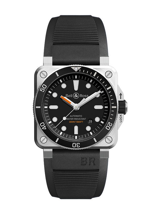 Bell \u0026 Ross BR 03-92 DIVER BR0392-D-BL 