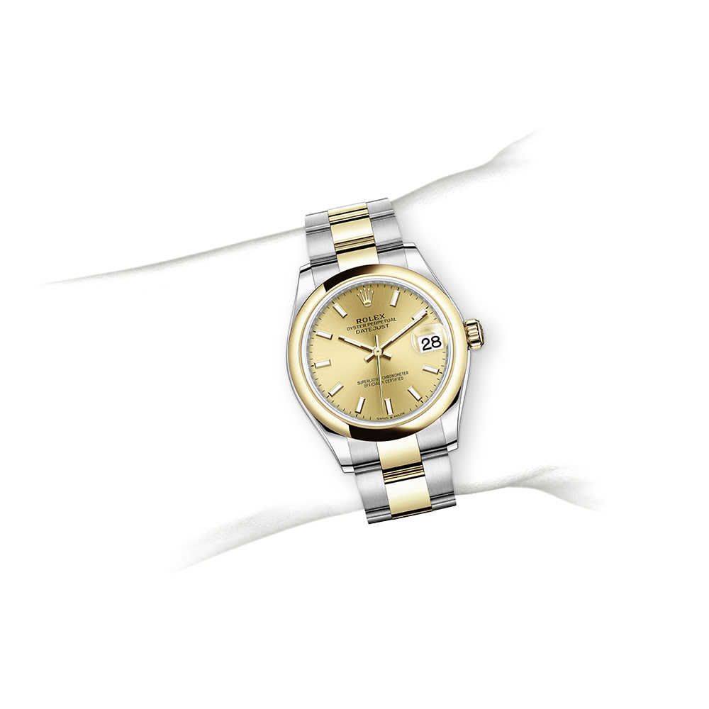 Rolex Datejust in Oystersteel and gold M278243 0013 The 