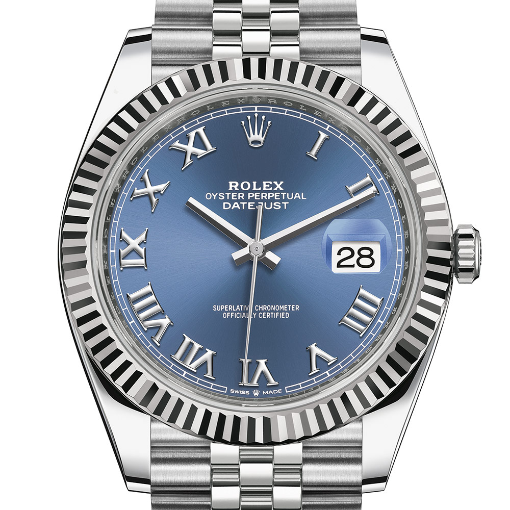 rolex datejust 36 oystersteel and white gold