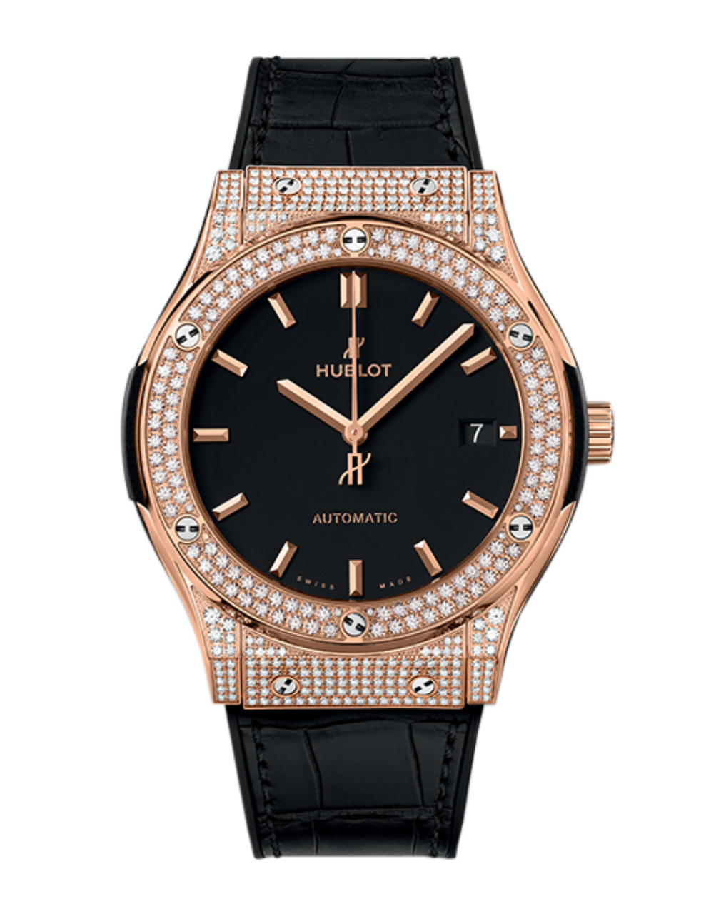 Hublot Classic Fusion King Gold Diamonds 45 mm | The Hour Glass Malaysia