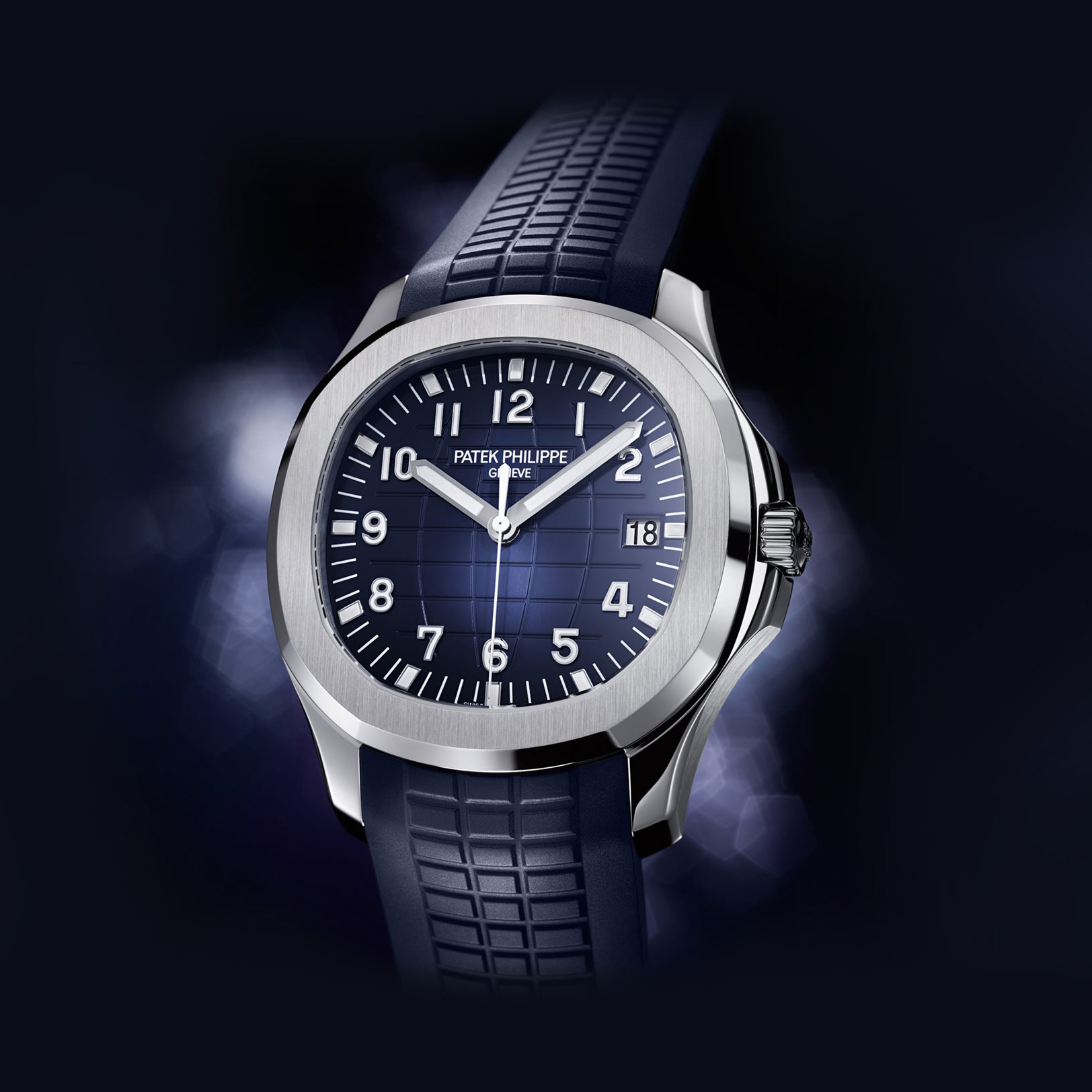 Aquanaut Blue Dial & Strap White Gold gallery 9