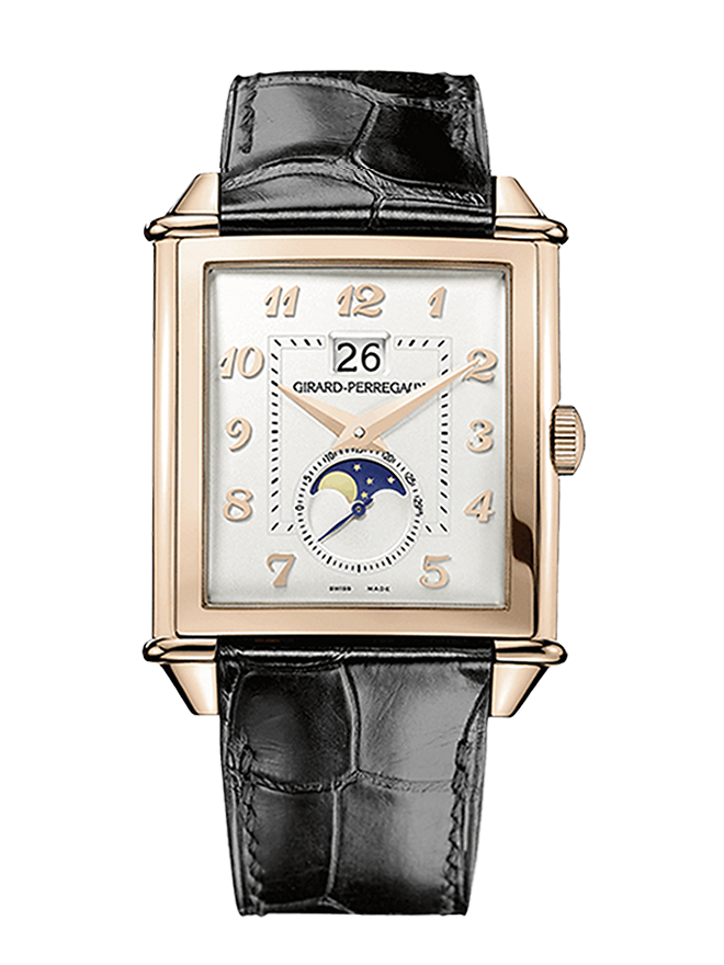 Vintage 1945 XXL Large Date And Moon Phases | Pink Gold 25882-52-121-BB6B