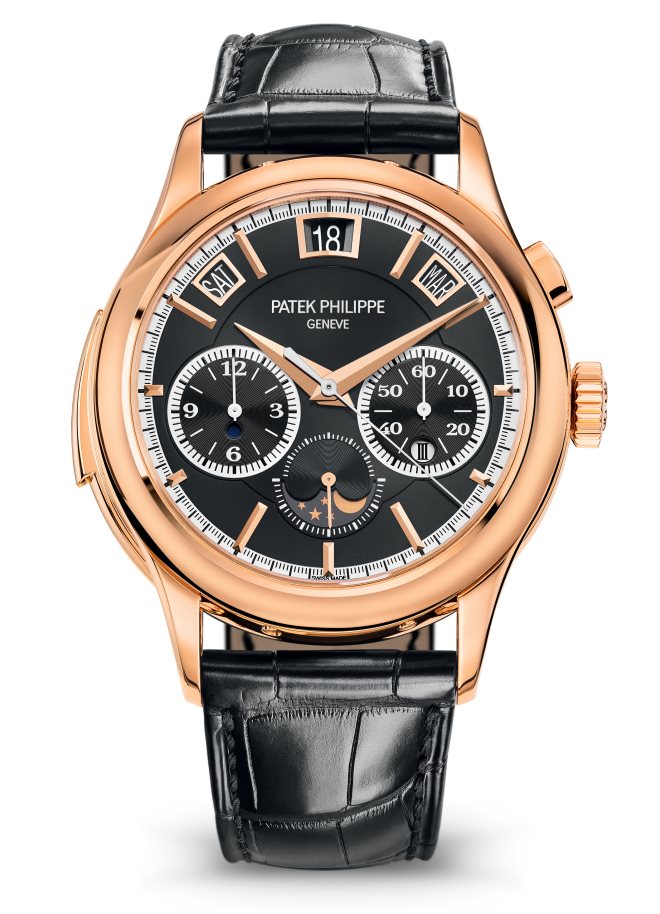 นาฬิกาปาเต็ก ฟิลิปป์ Grand Complications Black Dial Rose Gold 5208R-001