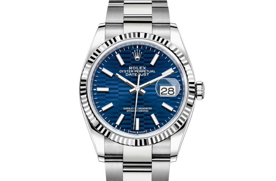 datejust rolex blu