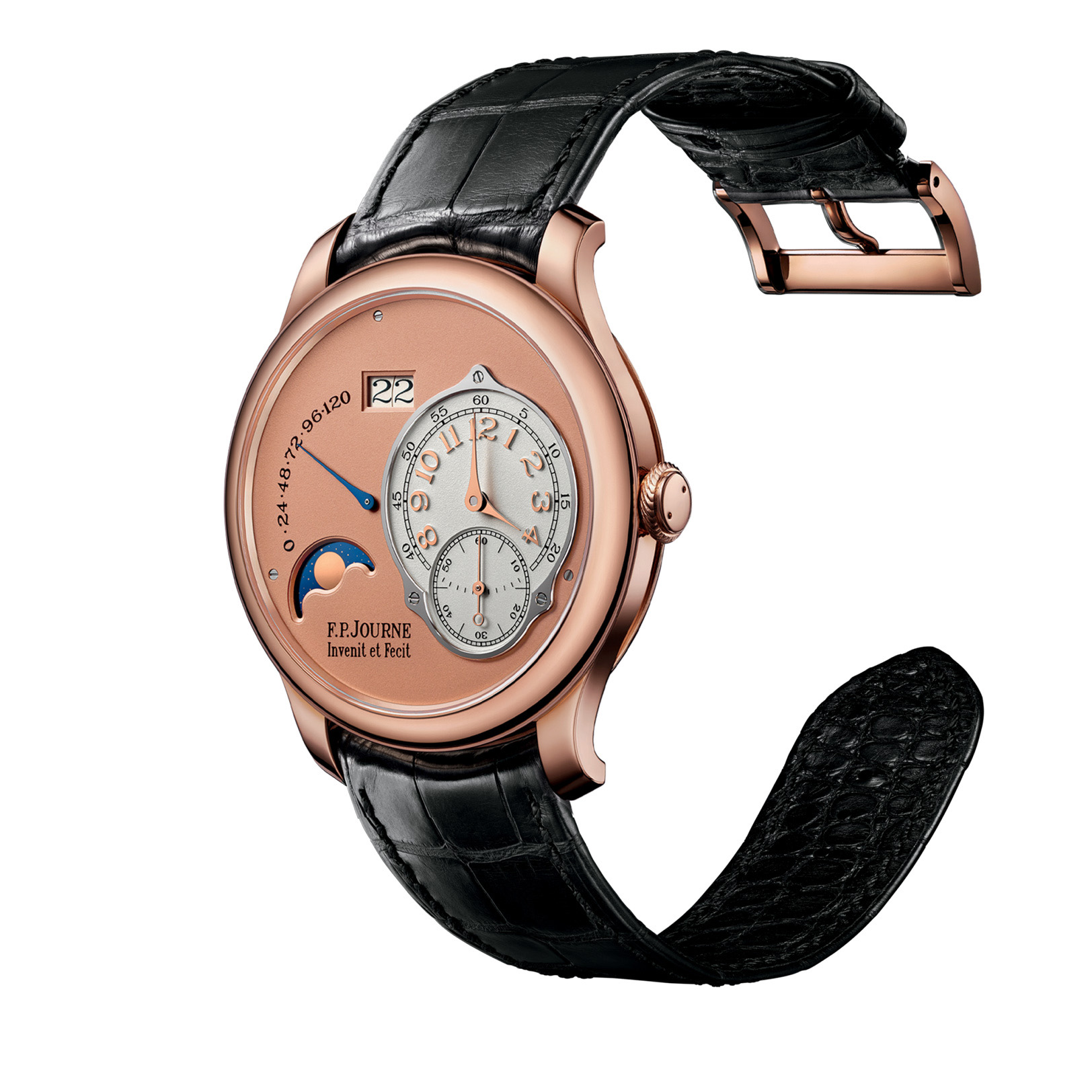 Lune 40/42mm Red Gold Pink Dial gallery 1