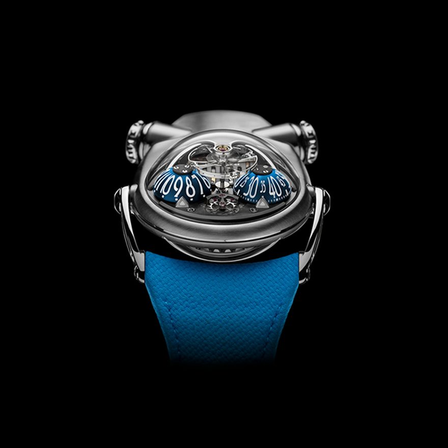 MB&F Horological Machine N°10 Bulldog Titanium Blue 100.TL.BL