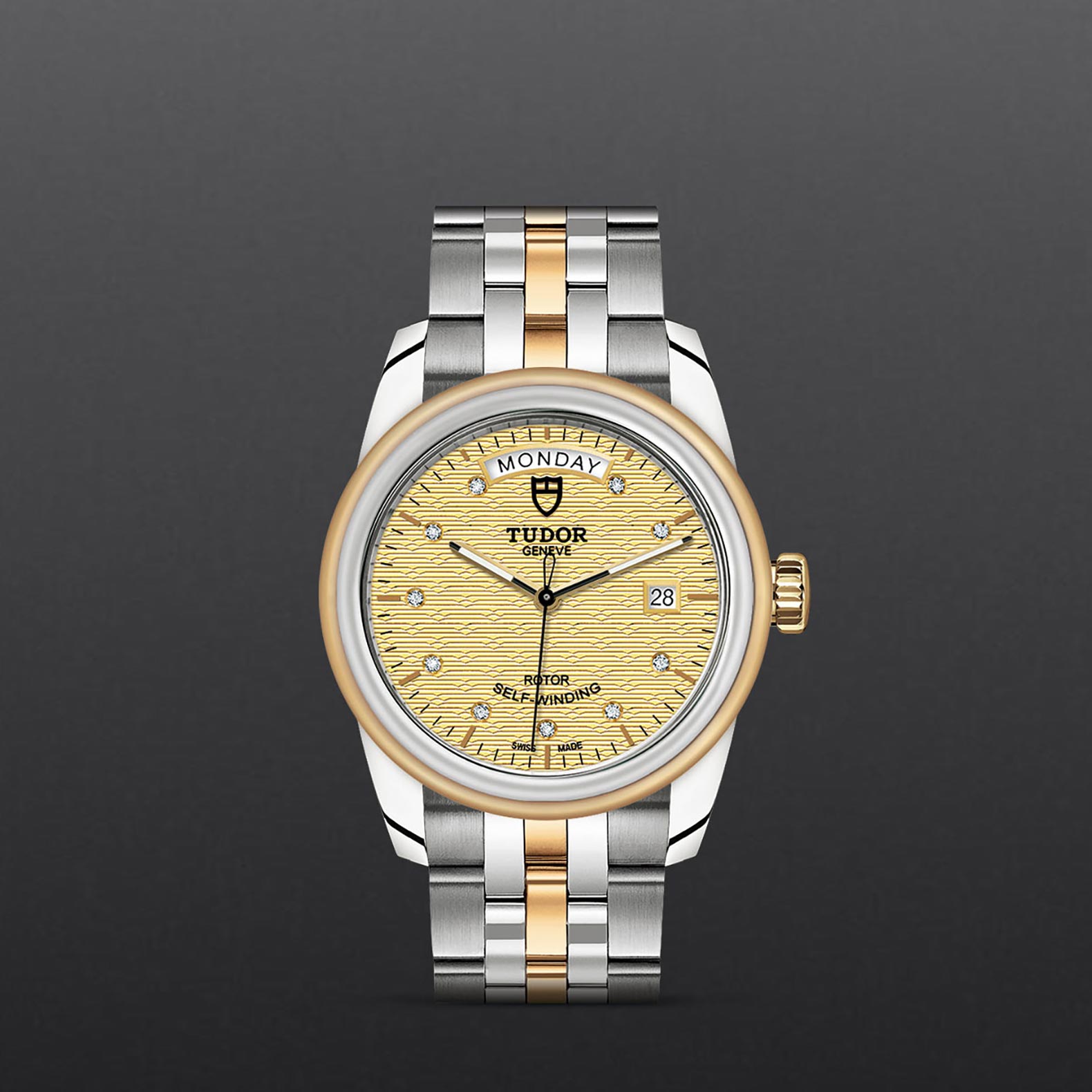 Tudor Glamour Date+Day M56003-0004