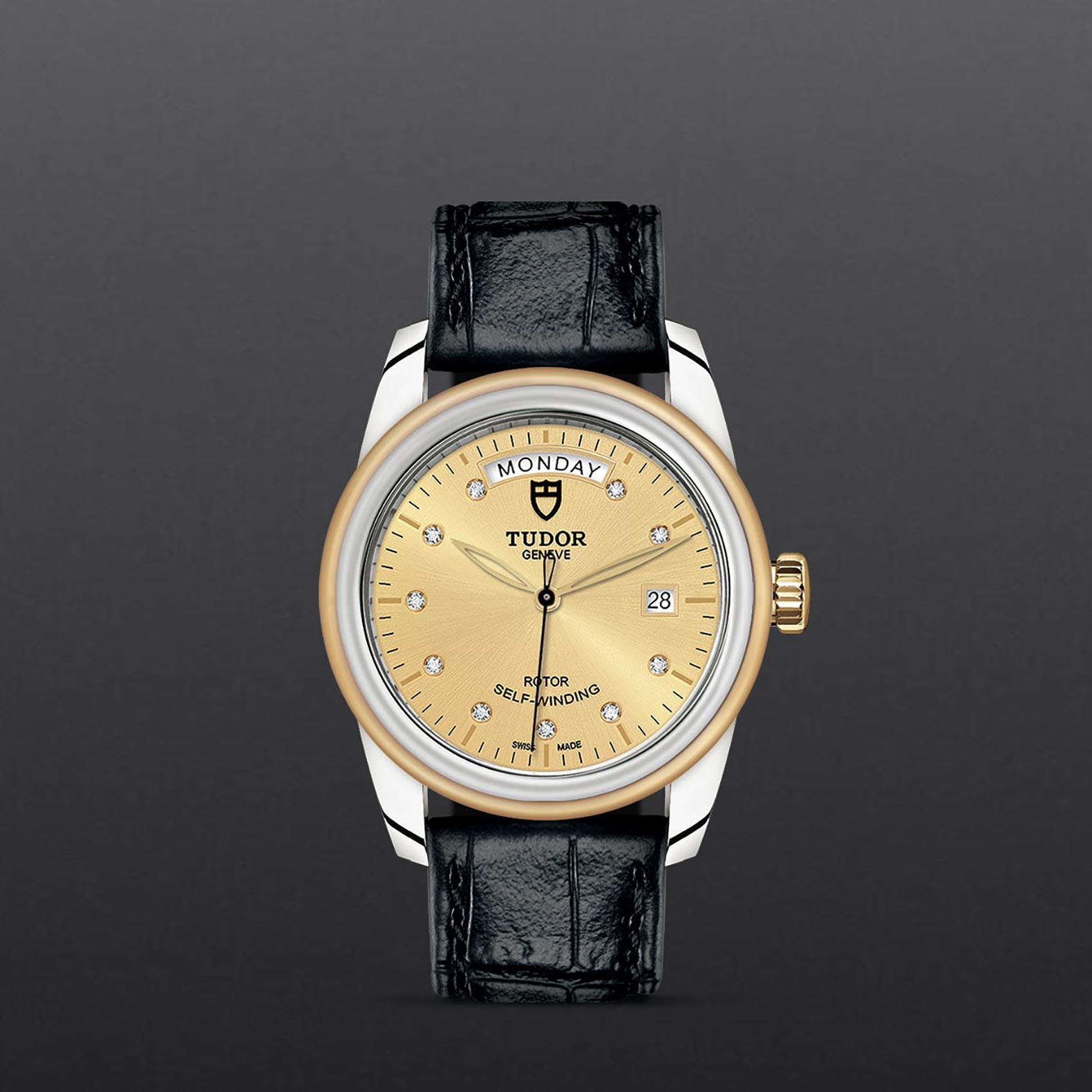 Tudor Glamour Date+Day M56003-0035