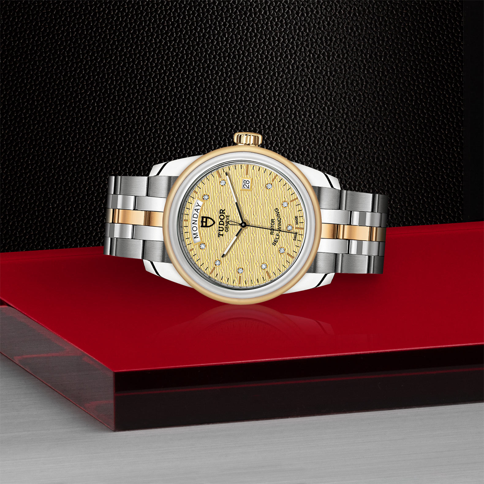 Tudor Glamour Date+Day M56003-0004