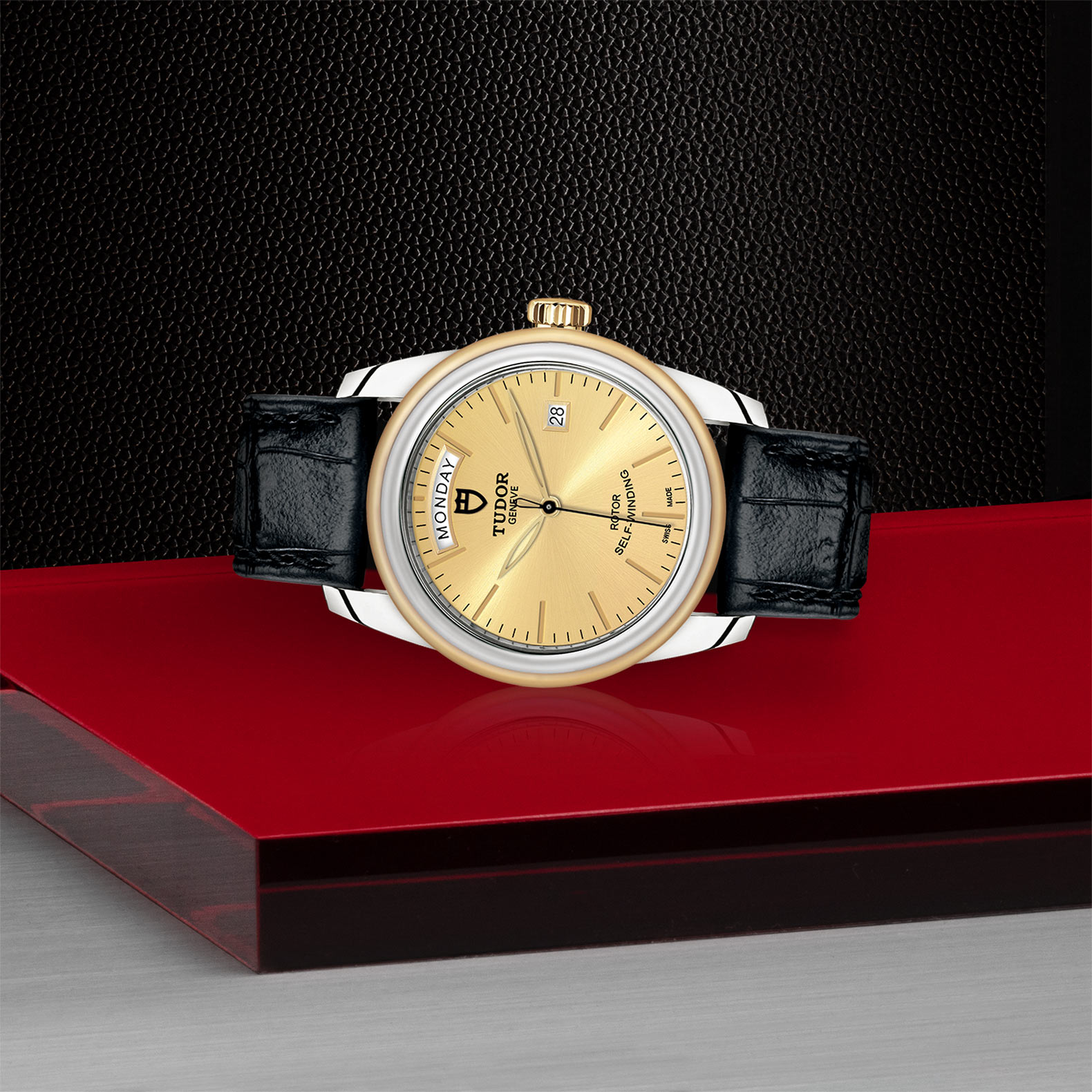 Tudor Glamour Date+Day M56003-0024