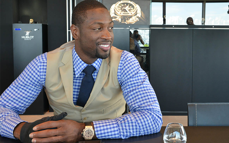 Hublot Ambassadors Dwayne Wade Olympic Gold Medal Basketball player NBA Hublot Ambassadors Dwayne Wade Olympic Gold Medal Basketball player NBA