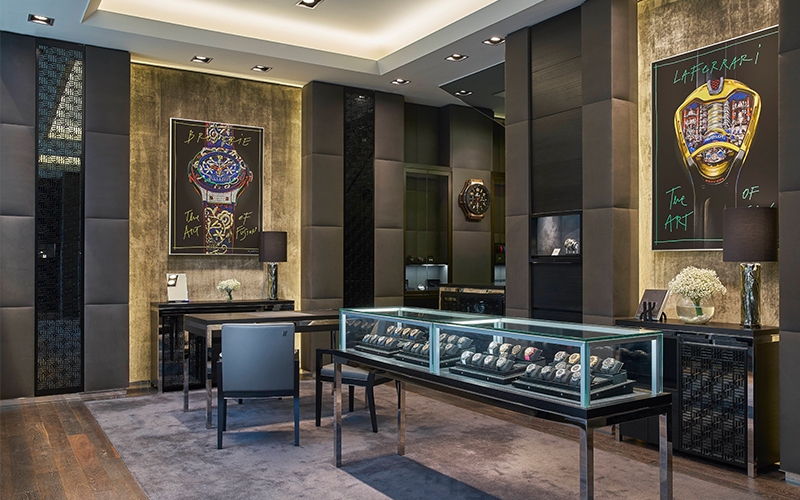Hublot first stand alone boutique in Singapore new look Hublot first stand alone boutique in Singapore new look