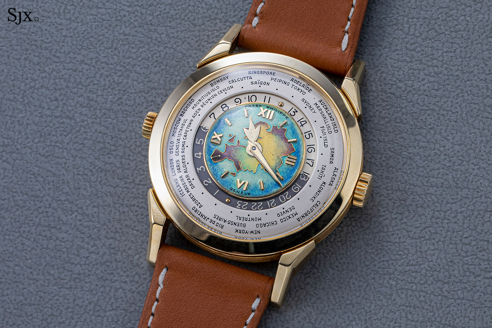 Patek Philippe Ref. 2523 World Time Cloisonne “Eurasia” Watch