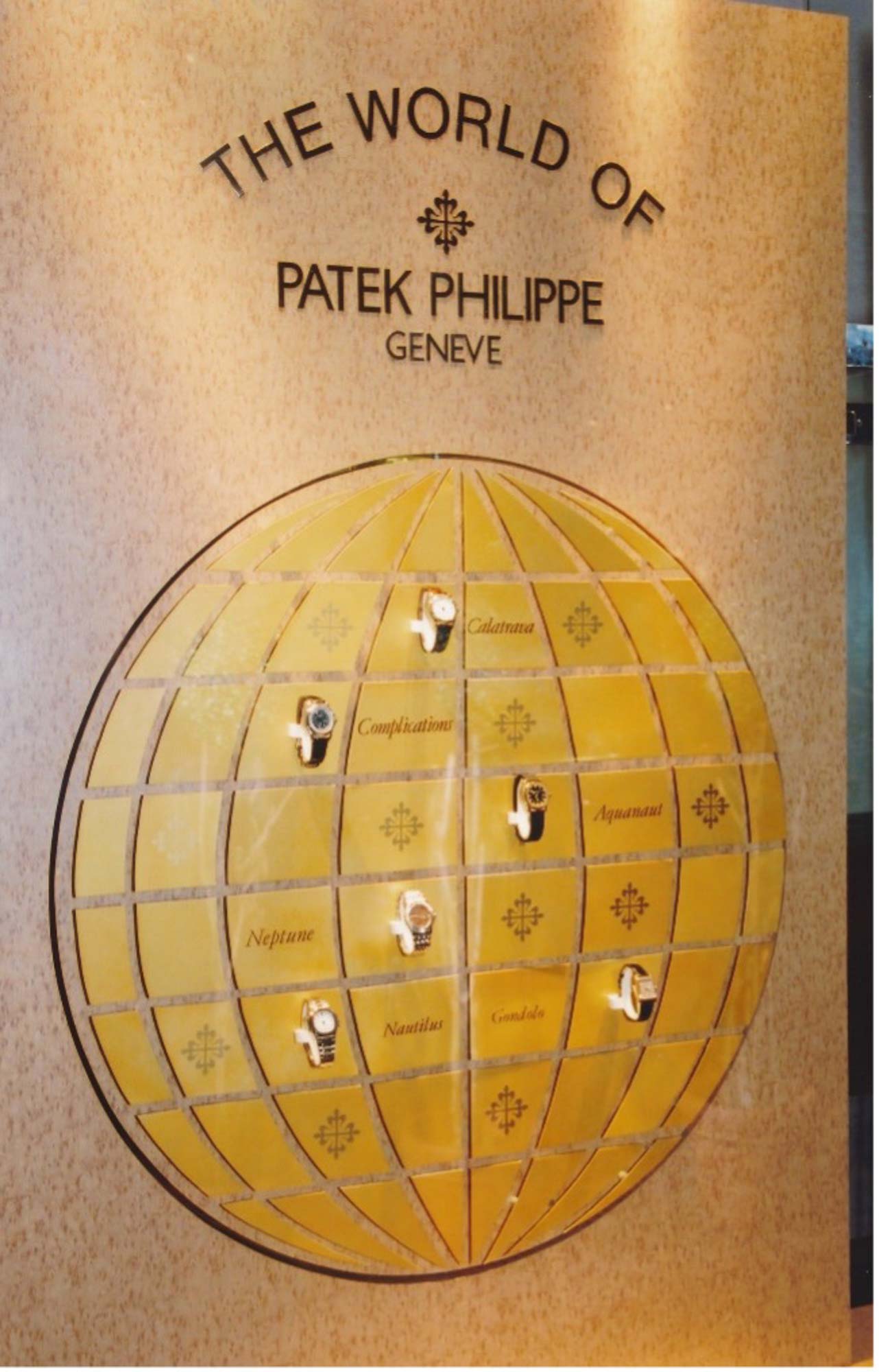 The Aquanaut Has Been An Iconic Collection Of Patek Philippe For Decades. Here's A Display During The Patek Philippe Exhibition Held With The Hour Glass In 2000 In Singapore.