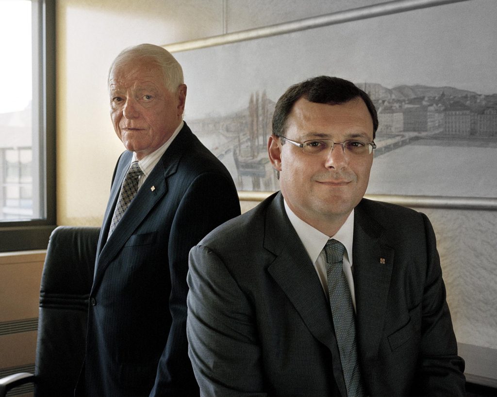 Patek Philippe Honorary President Philippe Stern (left) And President Thierry Stern (right). Image Credit: Patek Philippe