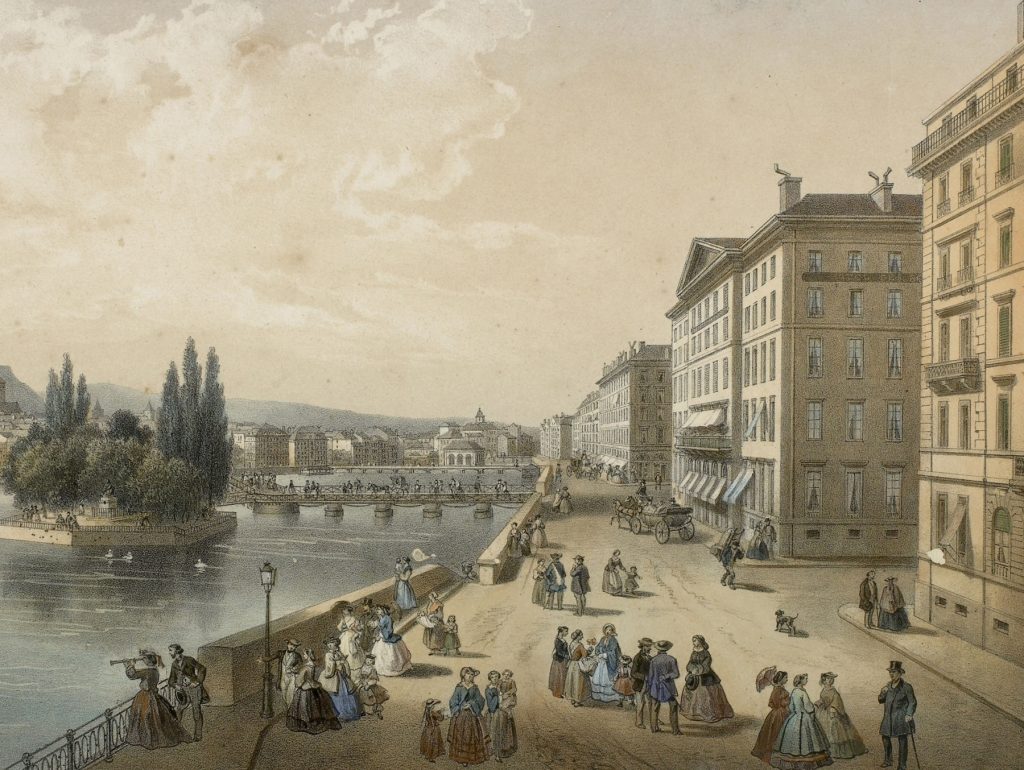 Quai Des Bergues No 15 Geneva 1845