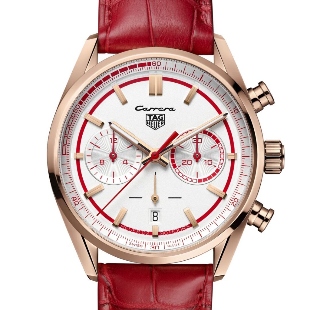 AG Heuer Carrera X Porsche Tribute Chronograph In Red