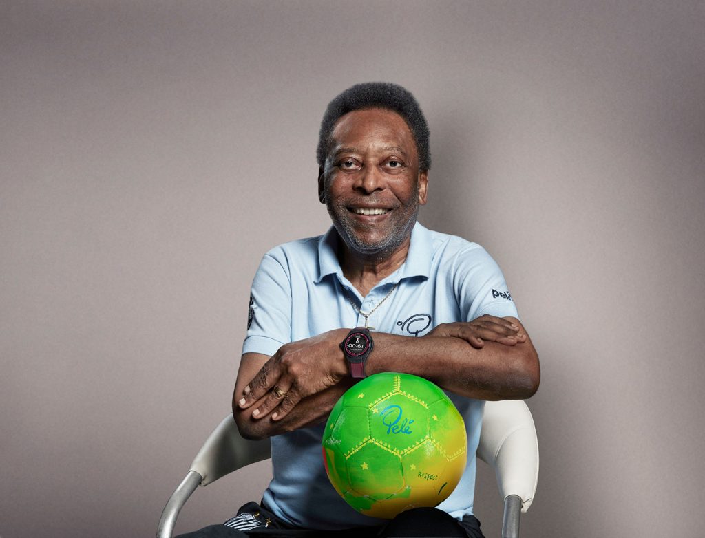 Pelé Wearing The Big Bang E FIFA World Cup Qatar With His Dream Football