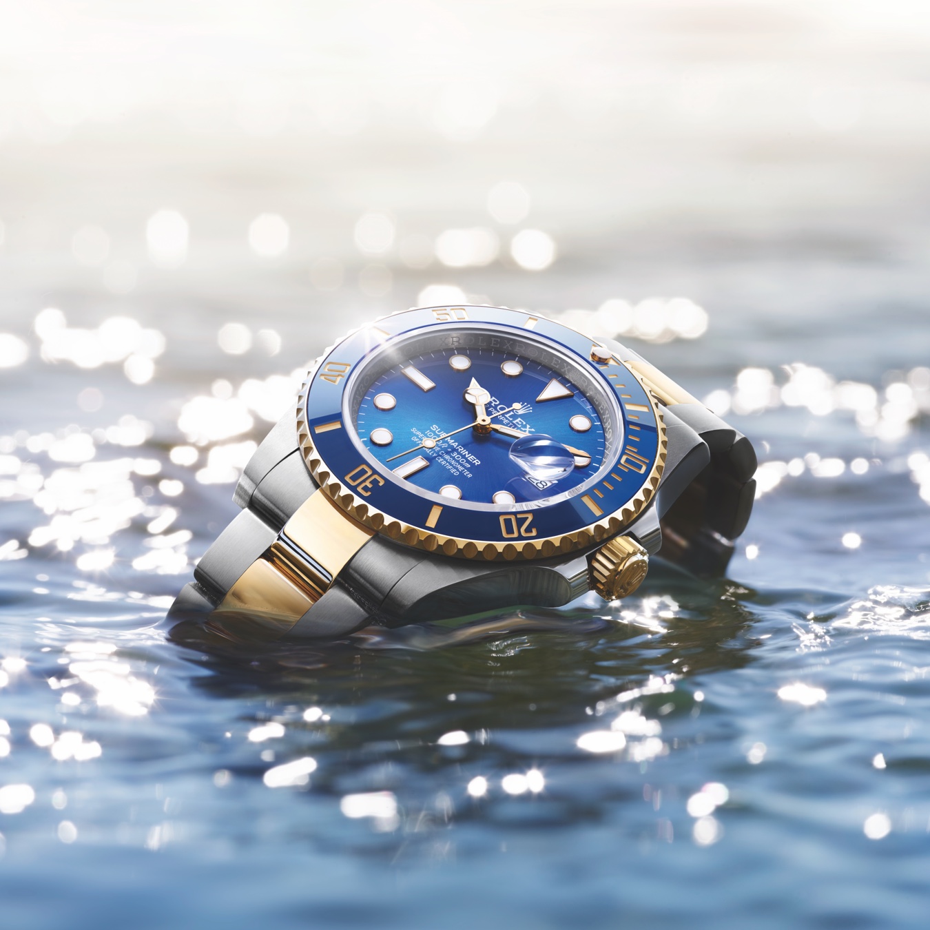 Rolex Submariner M126613LB-002 blue dial in oystersteel and yellow gold